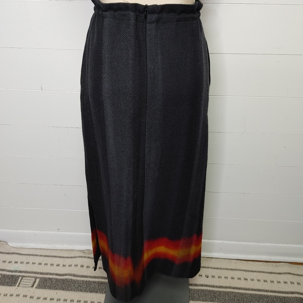 Vintage Holt Renfrew wool maxi skirt size 2 - Picture 6 of 13